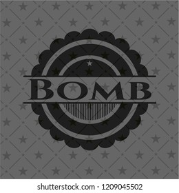 Bomb black emblem