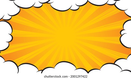 Bombe-Burst-Ballon-Comic-Hintergrund

