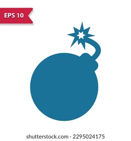 Bomb, Danger Icon. Professional pixel perfect vector icon.