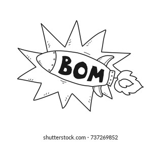 bomb doodle