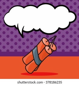 bomb doodle, speech bubble