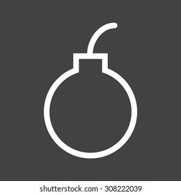 Bomb, dynamite, detonator icon vector image. Can also be used for military. Suitable for use on web apps, mobile apps and print media.