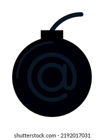 bomb dynamite explosion isolated icon