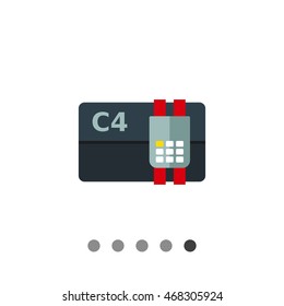 Bomb with Electronic Control Icon