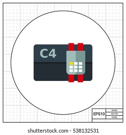 Bomb with Electronic Control Icon