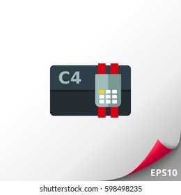 Bomb with Electronic Control Icon