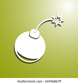Bomb flat icon