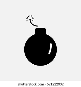 bomb flat icon