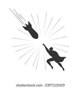 Bomb and flying hero design