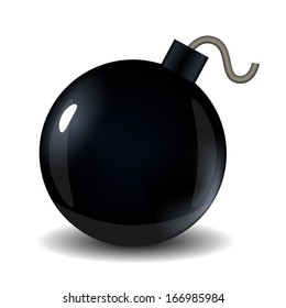 Bomb with fuse