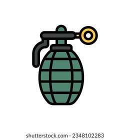 Bomb Grenade Icon Vector Illustration