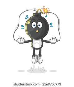 the bomb head jump rope exercise. character vector