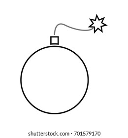Bomb icon .