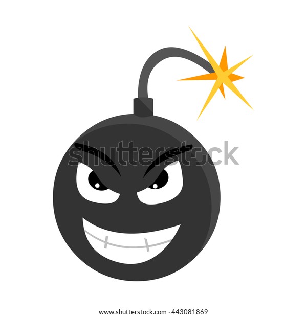 Bomb Icon Cartoon Stock Vector (Royalty Free) 443081869