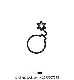 Bomb icon, design inspiration vector template for interface and any purpose