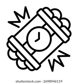 Bomb Icon Element For Design And Vector