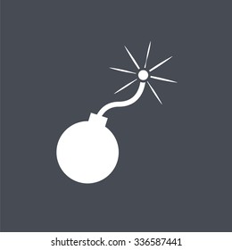 Bomb icon. Explosion icon.