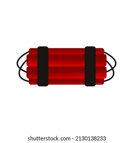 Icono de bomba. signo de explosivos. ilustración vectorial