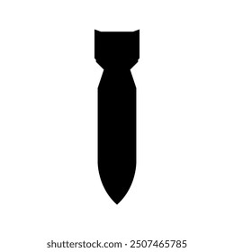 Bomb icon illustrated on background