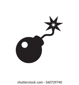 bomb icon illustration isolated vector sign symbol