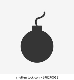 Bomb icon illustration isolated vector sign symbol