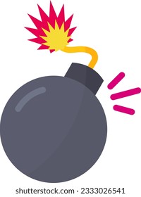 Imagen del icono de la bomba. Adecuado para aplicaciones móviles.