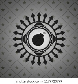 bomb icon inside black badge