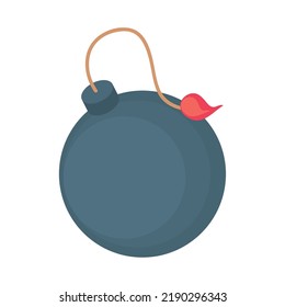 bomb icon isolated white background
