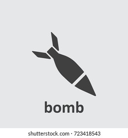 bomb icon on the grey background.