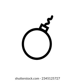 icono de bomba en un fondo blanco