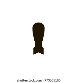 bomb icon. sign design
