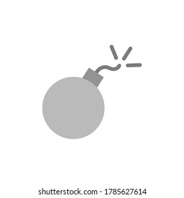 Icono de bomba. Elementos de vector de color simples de iconos piratas para ui y ux, sitio web o aplicación móvil