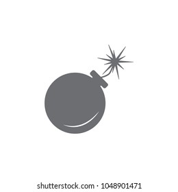 bomb icon. Simple element illustration. bomb symbol design template. Can be used for web and mobile on white background