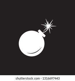 bomb icon. Simple element illustration. bomb symbol design template. Can be used for web and mobile