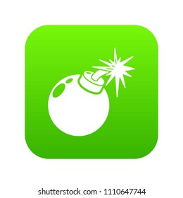 Bomb icon. Simple illustration of bomb vector icon for web