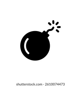 bomb icon. suitable for various applications, including game design, web icons, and graphic elements