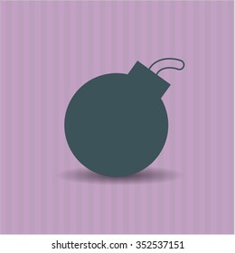 Bombensymbol oder -symbol
