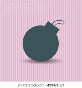 Bombensymbol oder -symbol