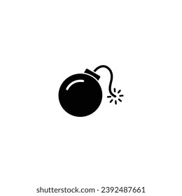 Bomb icon, Bomb symbol vector for web site Computer and mobile app