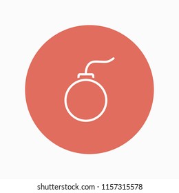 bomb icon vector