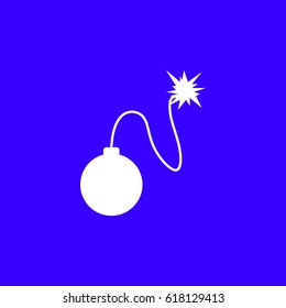 bomb icon vector