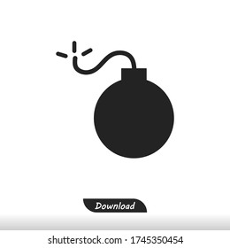 Icono de la bomba eps 10