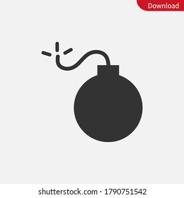 Icono de la bomba eps 10