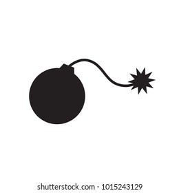 bomb icon- vector illustration