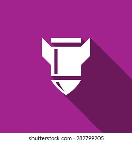 Bomb icon. Vector Illustration.