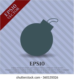 Bomb icon vector illustration