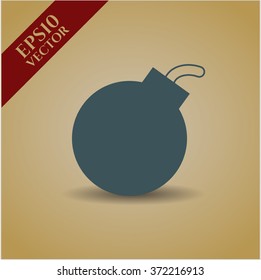 Bomb icon vector illustration
