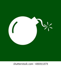 bomb icon. bomb vector illustration