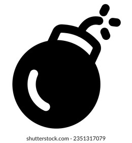 bomb icon vector illustration asset element