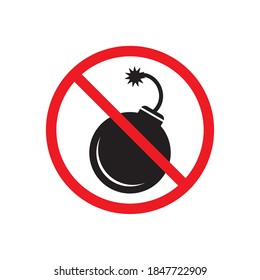 Bomb Icon Vector Illustration Design